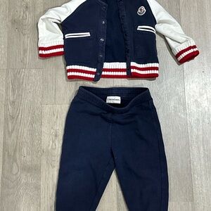 Moncler Kids Navy Sweatpants - Navy
